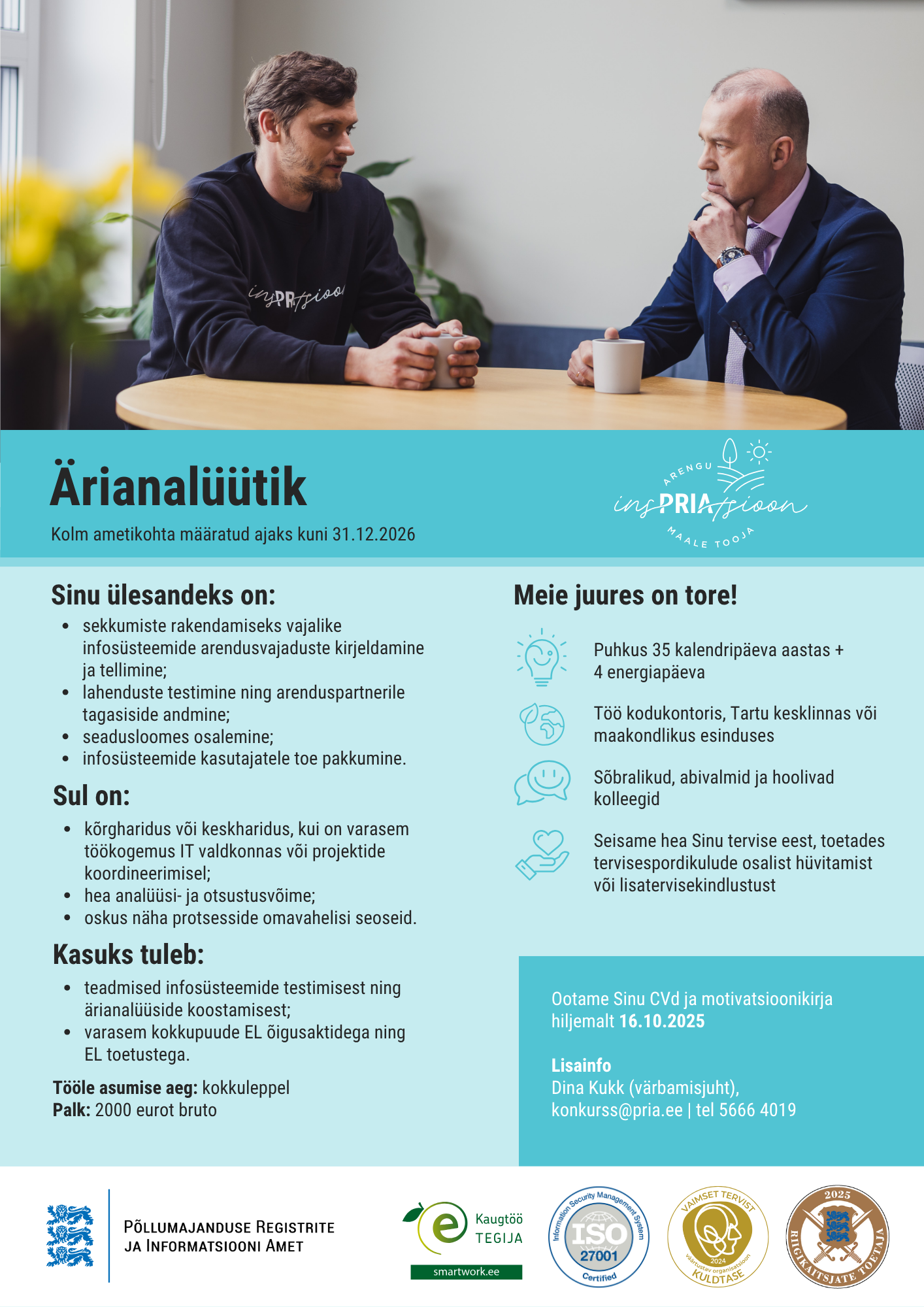 Ärianalüütik (määratud ajaks)