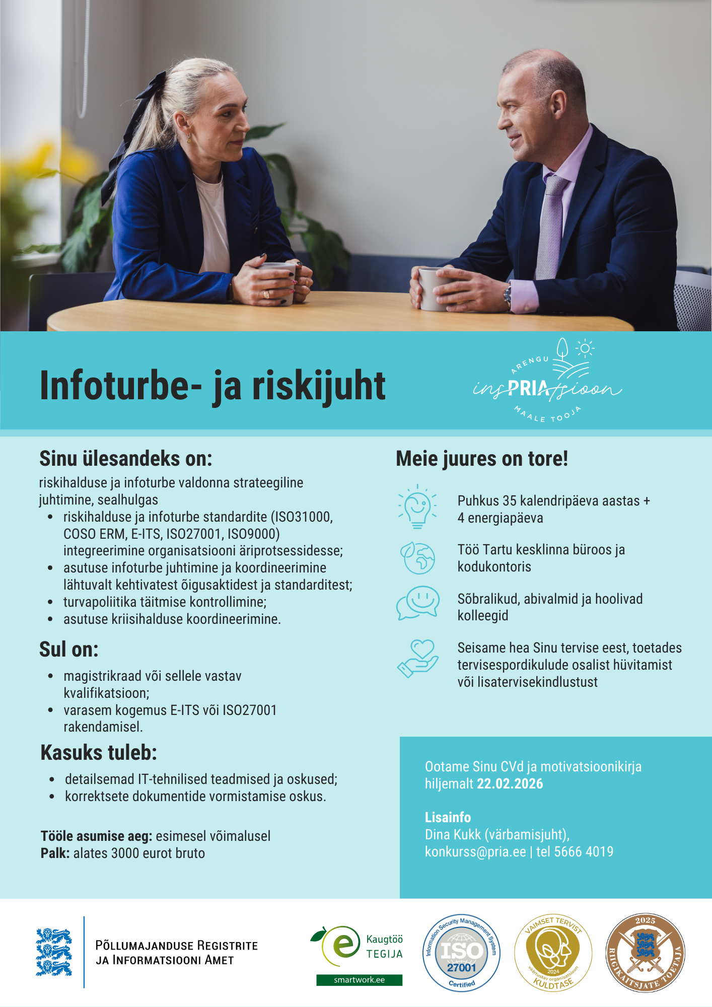 Infoturbe- ja riskijuht
